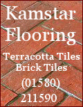 Reclaimed flooring, terracotta tiles, brick tiles